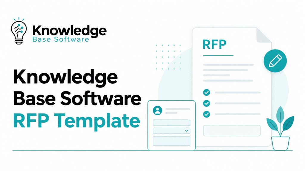 Knowledge base software RFP template and scorecard