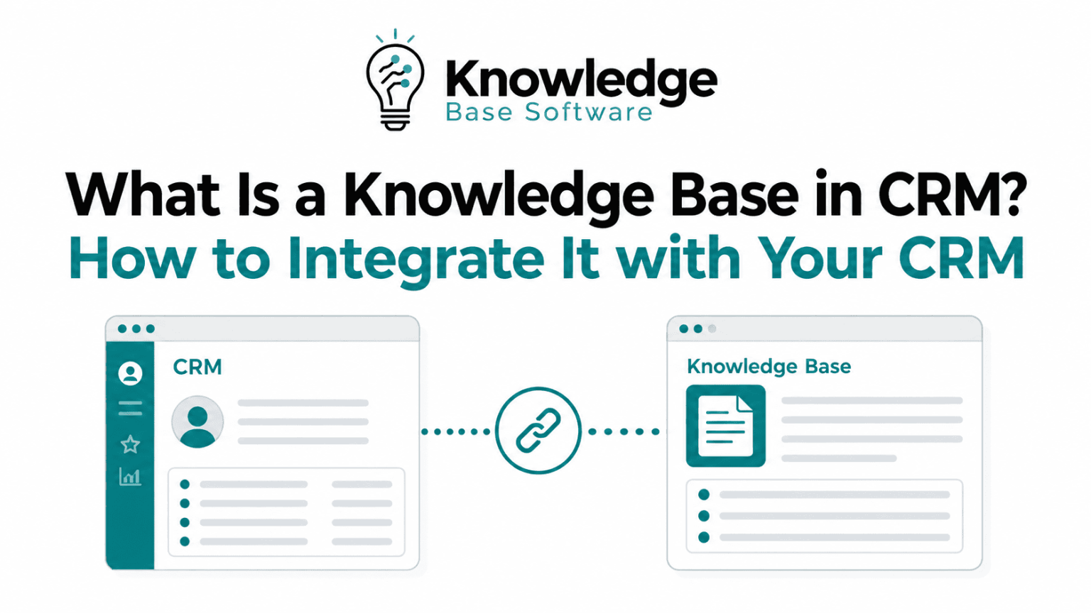 What Is a Knowledge Base in CRM? How to Integrate It with Your CRM ...