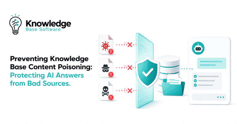 Preventing Knowledge Base Content Poisoning