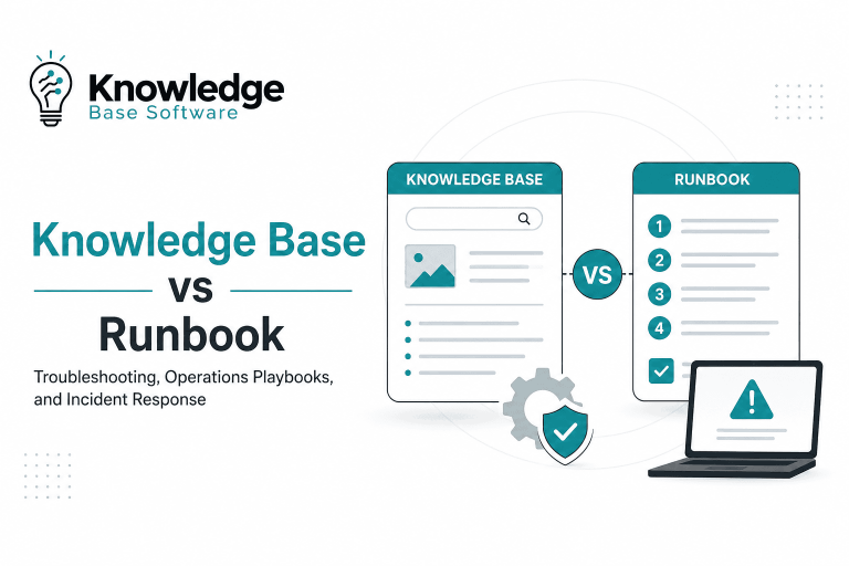 Knowledge Base vs Runbook